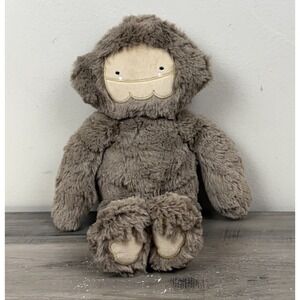 Slumberkins Bigfoot Kin Plush Yeti Snuggler Brown Sasquatch Stuffed Animal 14"